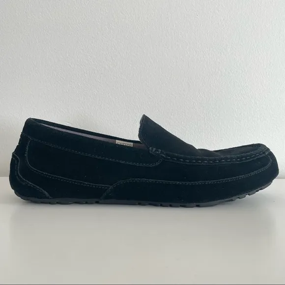 UGG Alder Faux Shearling Lined Suede Slip On Shoes 13