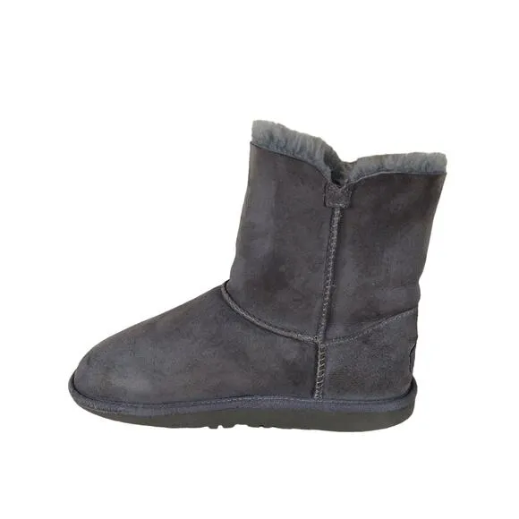 UGG Australia - Bailey Button - Lace Up Boots - Gray  Big Girl - 6 - S/N 5991Y