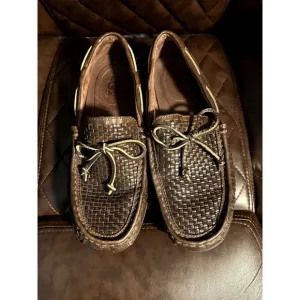 UGG Australia Chester Woven Black Slip-On Driving Loafer Shoes Mens US (10)   WO