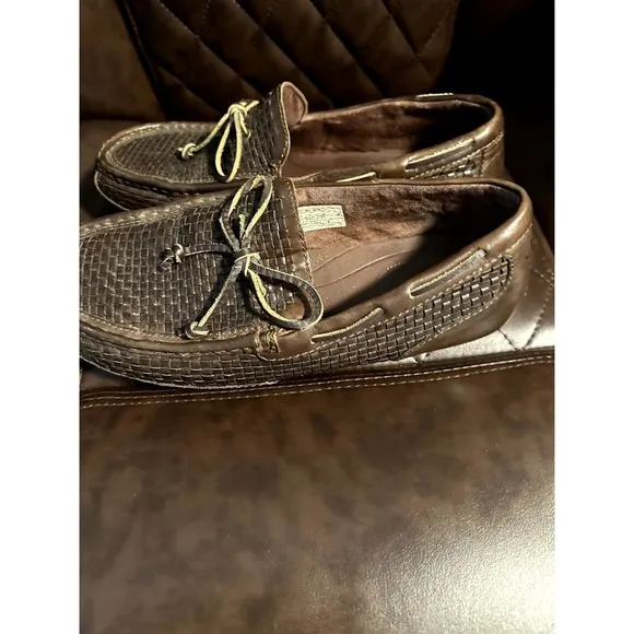 UGG Australia Chester Woven Black Slip-On Driving Loafer Shoes Mens US (10)   WO