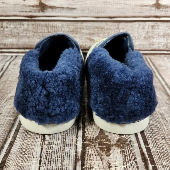 UGG Australia Kids Girl's 4 Patch It Slip On Bleach Denim Bling 1093149K Shoes
