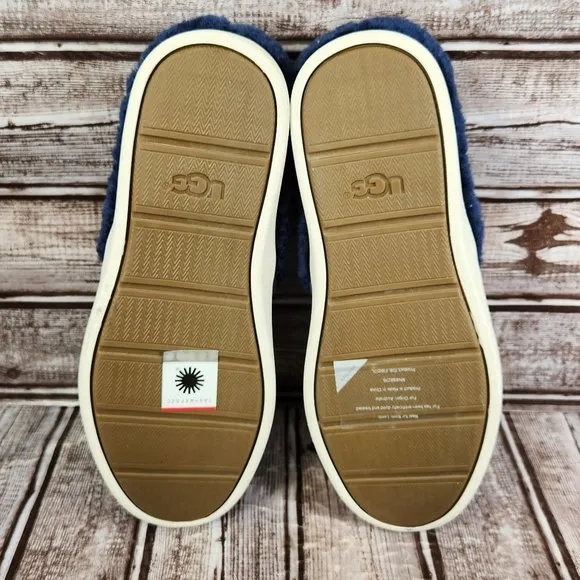 UGG Australia Kids Girl's 4 Patch It Slip On Bleach Denim Bling 1093149K Shoes