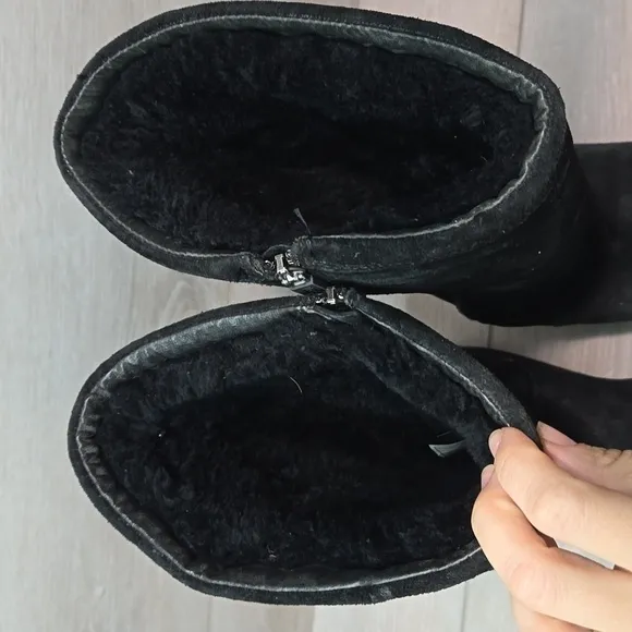 Ugg Australia Women 1890 Tall Leather Sheepskin Boots shoes sz 10