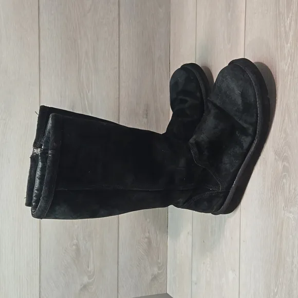 Ugg Australia Women 1890 Tall Leather Sheepskin Boots shoes sz 10
