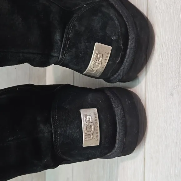 Ugg Australia Women 1890 Tall Leather Sheepskin Boots shoes sz 10