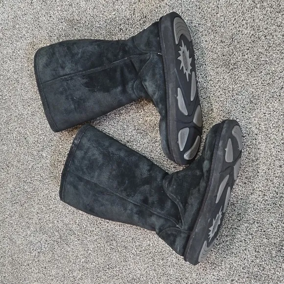 Ugg Australia Women 1890 Tall Leather Sheepskin Boots shoes sz 10