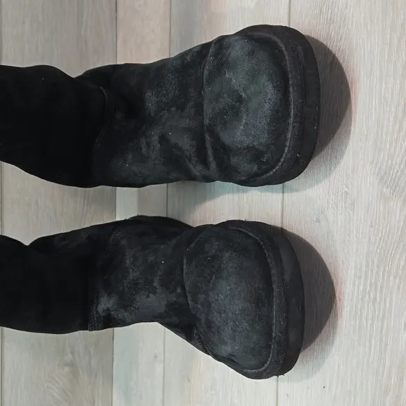 Ugg Australia Women 1890 Tall Leather Sheepskin Boots shoes sz 10