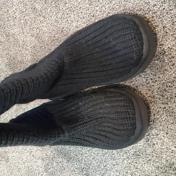 Ugg Australia Women Sweater Cardi Boots shoes sz 8