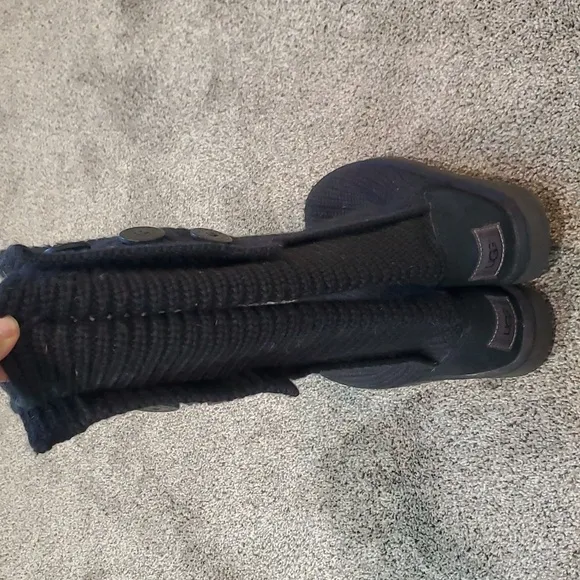 Ugg Australia Women Sweater Cardi Boots shoes sz 8