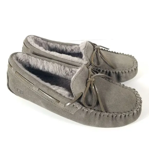 Ugg Australia Womens Ansley Moccasin Slippers Shoes  S/N 1106877 Size 8