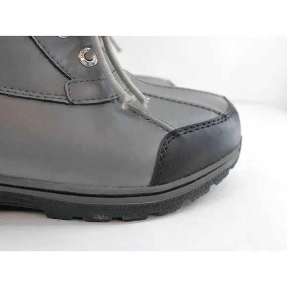 UGG BOOTS BUTTE II CWR‎ METAL UGG PRINT LEATHER SIZE YOUTH 4 FIT'S WOMEN'S 6
