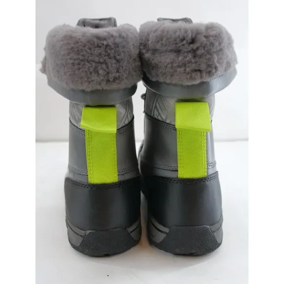 UGG BOOTS BUTTE II CWR‎ METAL UGG PRINT LEATHER SIZE YOUTH 4 FIT'S WOMEN'S 6