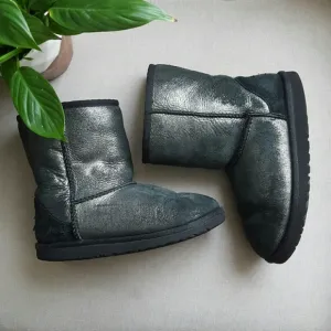 Ugg boots sheepskin warm girls shoes