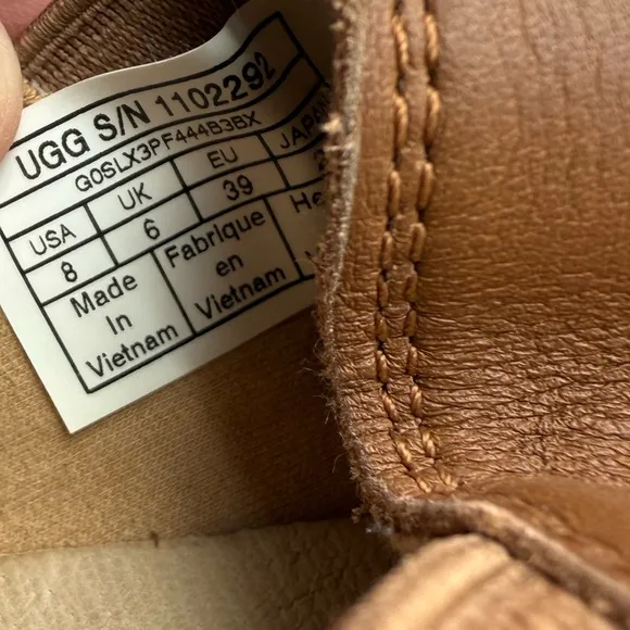 UGG Brown Slip-On Shoes size 8