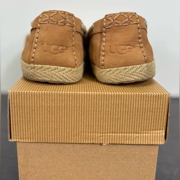 UGG Chivon Moccasin Slip On Shoes Tan Women’s Size 8