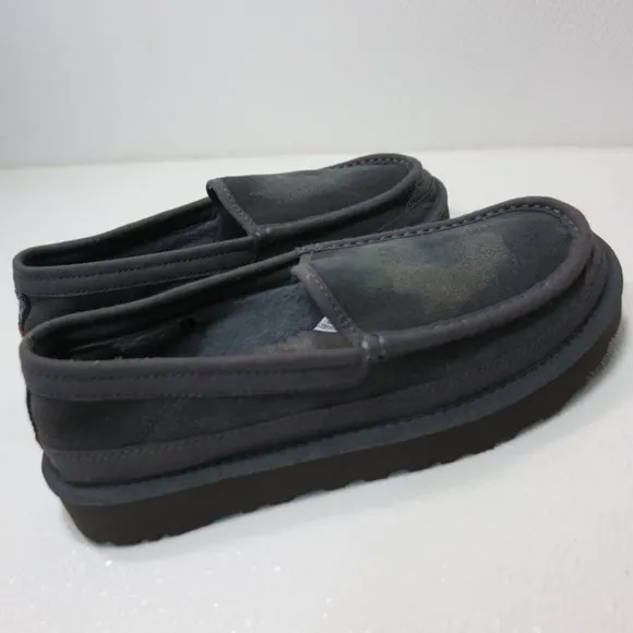 UGG Comfort Dex Suede Wool Lined Slippers Men's House Shoes Footwear Sz 8