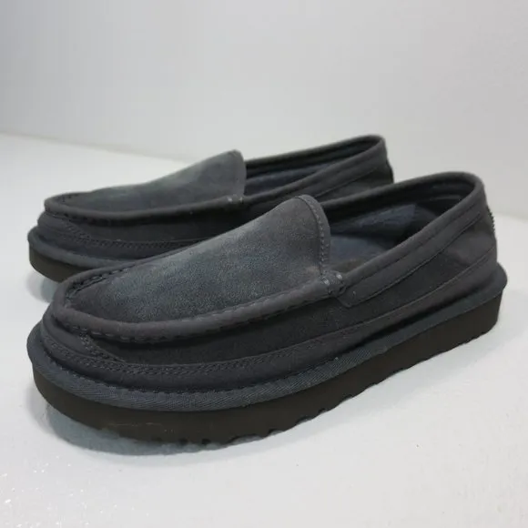 UGG Comfort Dex Suede Wool Lined Slippers Men's House Shoes Footwear Sz 8