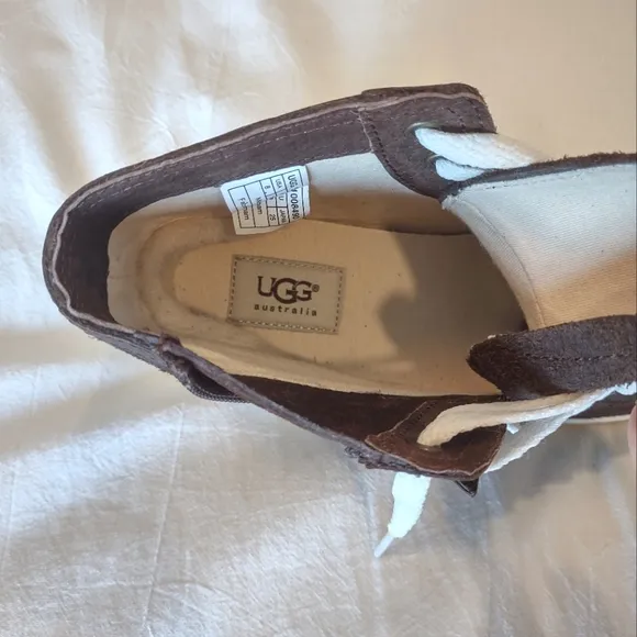 UGG Crystal High Top Sneakers, Brown Suede, Size 8 US - EU 39, NWOB