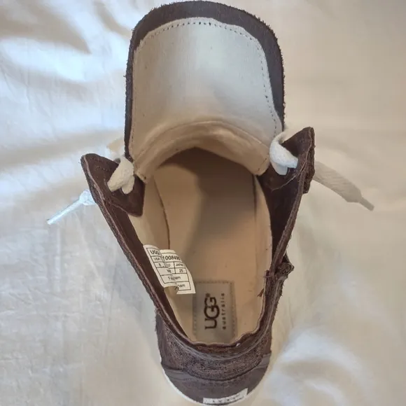 UGG Crystal High Top Sneakers, Brown Suede, Size 8 US - EU 39, NWOB