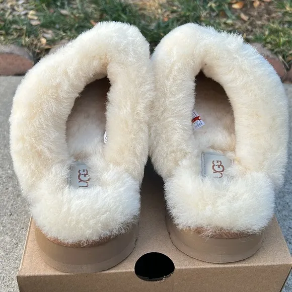 UGG Disquette Womens Slippers Chestnut Size 8 &amp; 9 Nwt