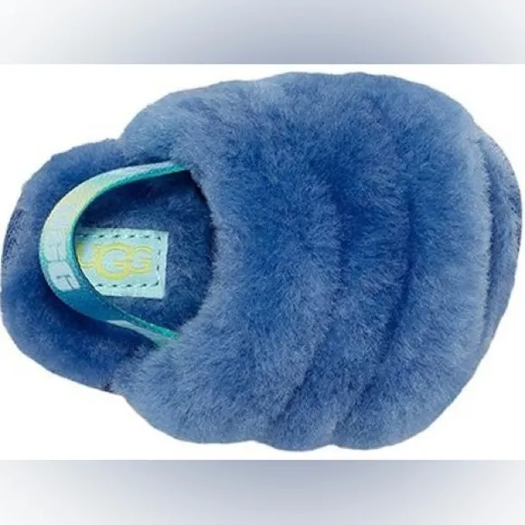 UGG Fluff Yeah Slide Kids' Slippers | Mystic Blue Gradient | NEW in BOX!!🩵💙