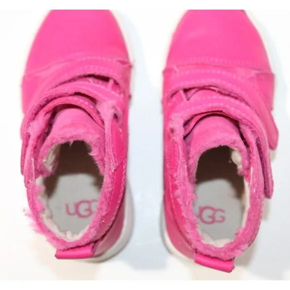 UGG GIRLS RENNON II PINK ROSE SHOES SNEAKER BOOTS 1104989T SIZE 8 EU 25