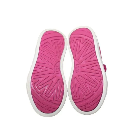 UGG GIRLS RENNON II PINK ROSE SHOES SNEAKER BOOTS 1104989T SIZE 8 EU 25