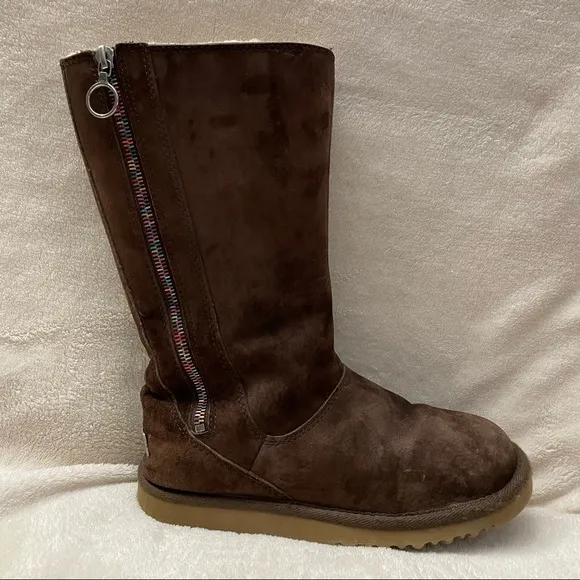 UGG Hayden Rainbow zipper Boots