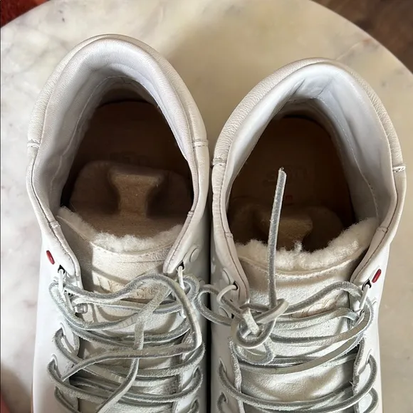 UGG High-Top Sneakers with Brown Soles