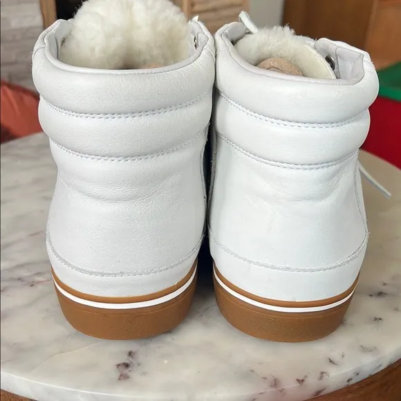 UGG High-Top Sneakers with Brown Soles