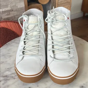 UGG High-Top Sneakers with Brown Soles