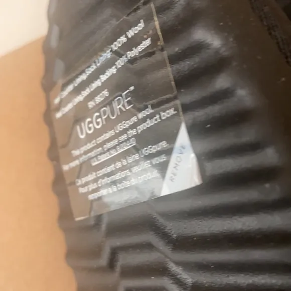 UGG leather black boots