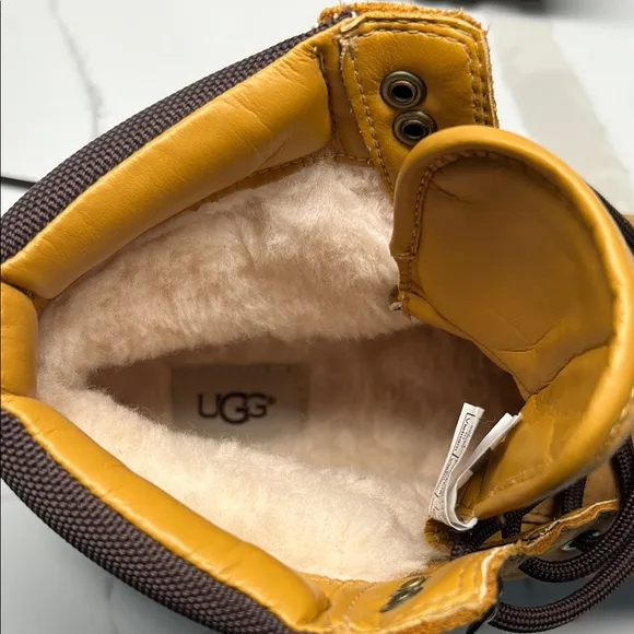 UGG Men's Tan Leather Boots