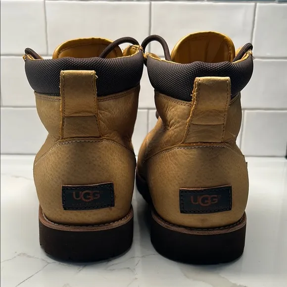 UGG Men's Tan Leather Boots