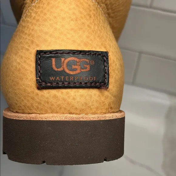 UGG Men's Tan Leather Boots