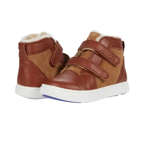 UGG | Rennon II High Top Bootie Sneakers In Chestnut NEW