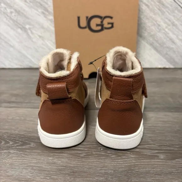 UGG | Rennon II High Top Bootie Sneakers In Chestnut NEW