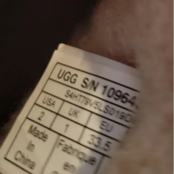 UGG shoes size 2