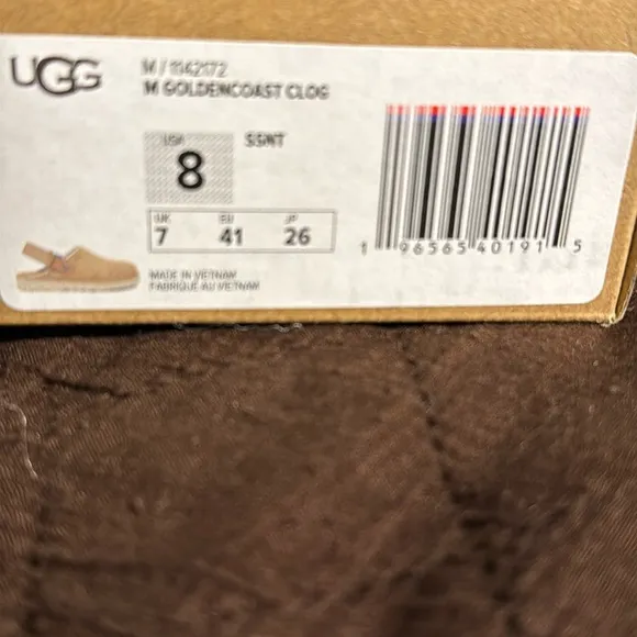 UGG Tan Suede Slip-On Shoes comfort clog