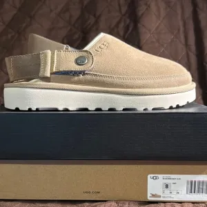 UGG Tan Suede Slip-On Shoes comfort clog