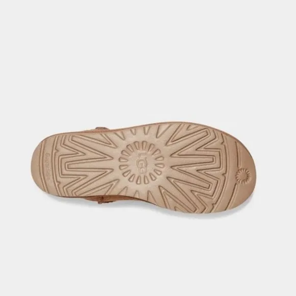 UGG Tan zippered Boots, NWT in original box.