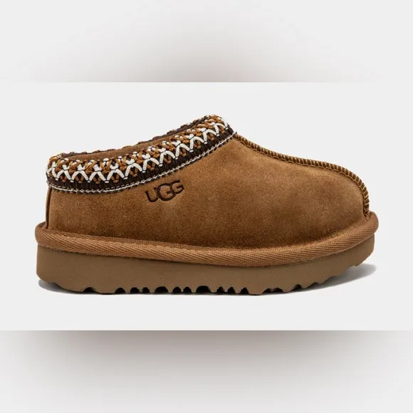 UGG Tasman II Toddler and preschool Kids Chestnut Slippers Shoes New in box
