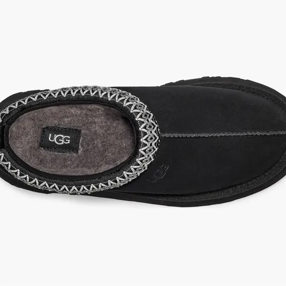 UGG Tazz Black Platform Clog Slip On Shoe Slippers W8 Authentic NIB