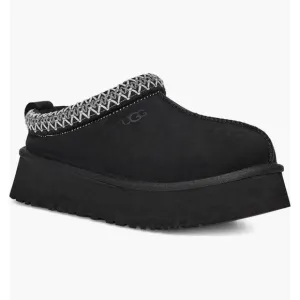 UGG Tazz Black Platform Clog Slip On Shoe Slippers W8 Authentic NIB