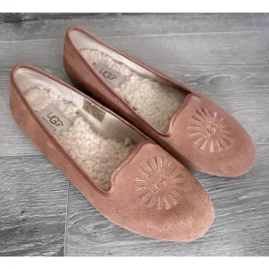 UGG Women's Alloway Shoes Chestnut Slippers Rubber Outsole Size 7