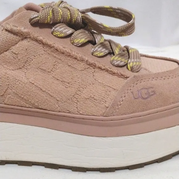 UGG Women's Marin Lace Logo Platform Sneakers US 8.5