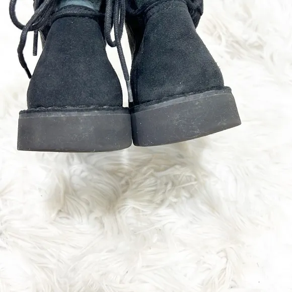 UGG Women's Shoes Ugg Naiyah Lace-Back Boots in Black 6.5