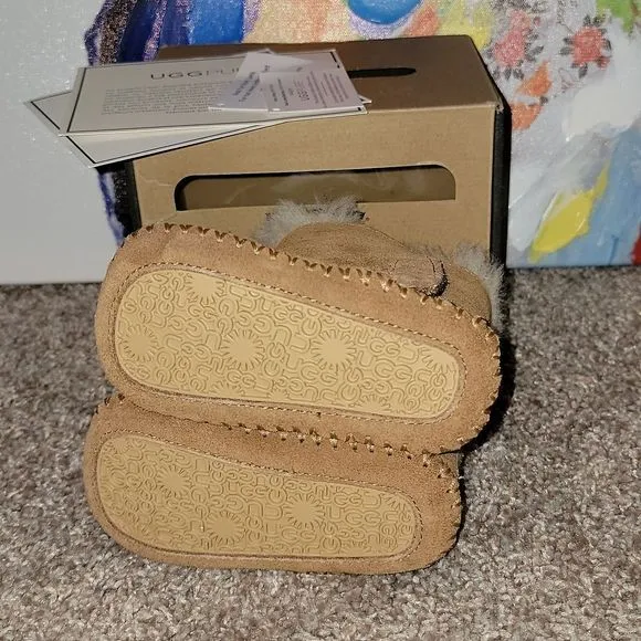 Ugg Australia Caden Infant Chestnut Snow Boots Size 2/3 6-12 months