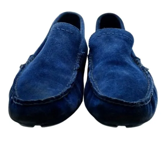 UGG~Henrick~MEN'S SUEDE LEATHER SHEARLING MOCCASIN SLIPPERS DRIVING SHOES~SZ 10