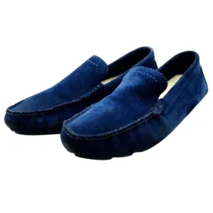 UGG~Henrick~MEN'S SUEDE LEATHER SHEARLING MOCCASIN SLIPPERS DRIVING SHOES~SZ 10